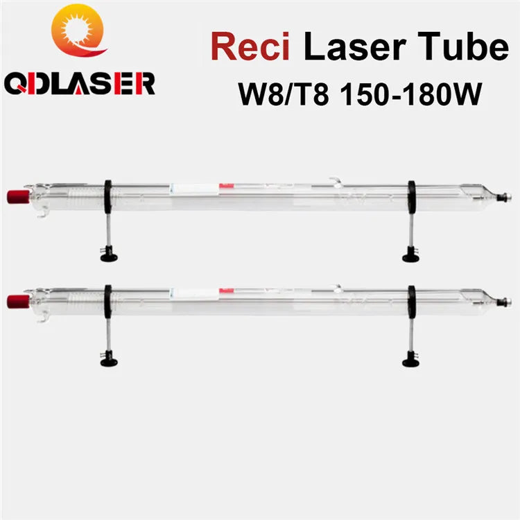 Beijing Reci Laser Tube 150W W8 150W-180W Length 1850mm Dia. 90mm for CO2 Laser Engraving Cutting Machine