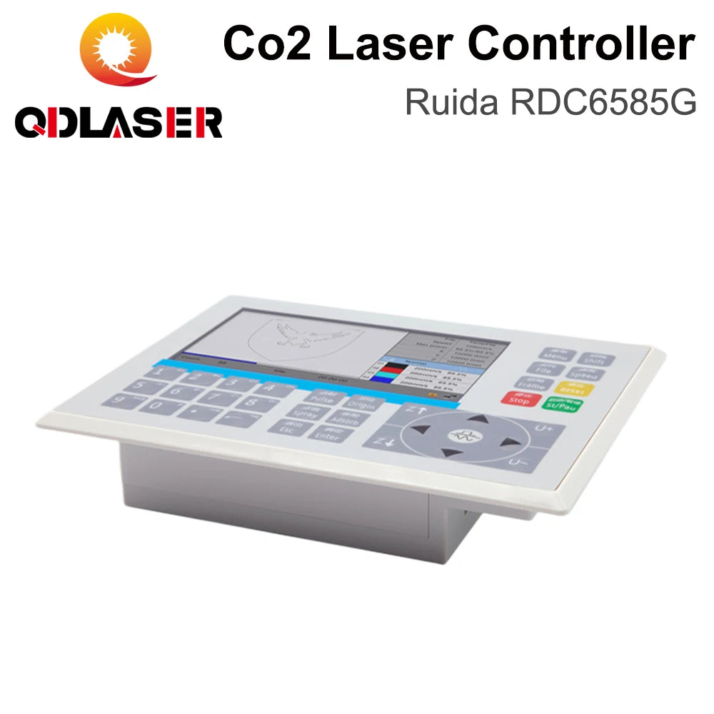 QDLASER Ruida RDC6585G Controller 8-axis CO2 Motion Controller Controller System for CO2 Laser Engraving and Cutting Machines