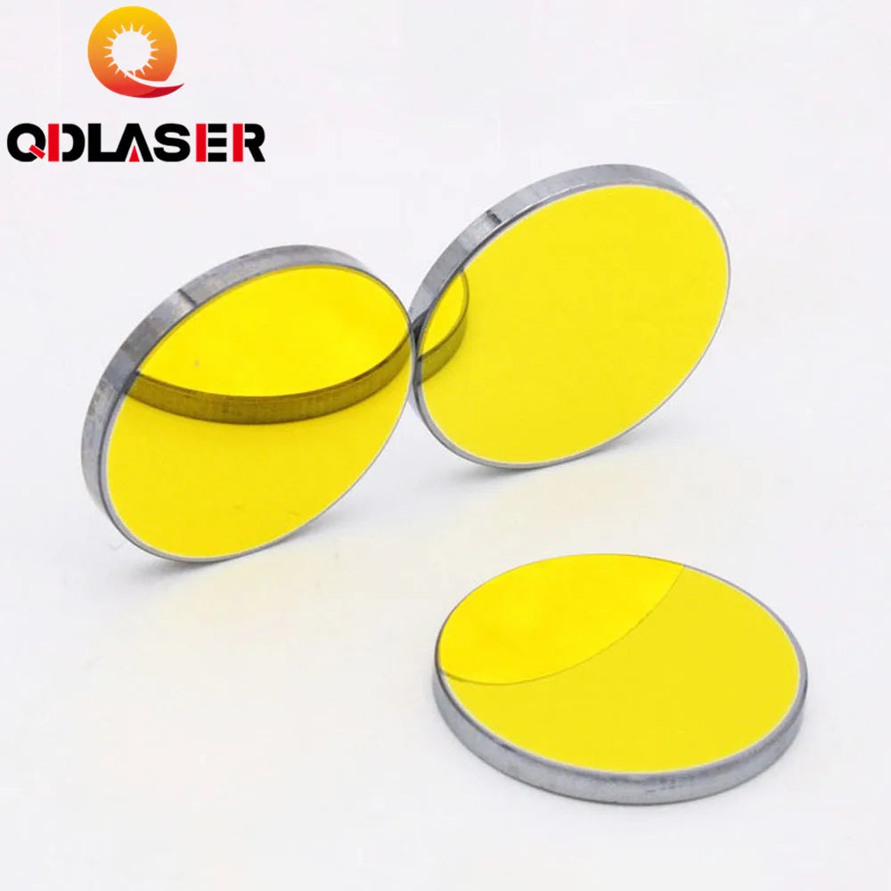 QDLASER D19.05 /20 / 25/ 30/ 38.1mm Co2 Si Laser Mirror Laser Lens for Laser Engraving Cutting Machine