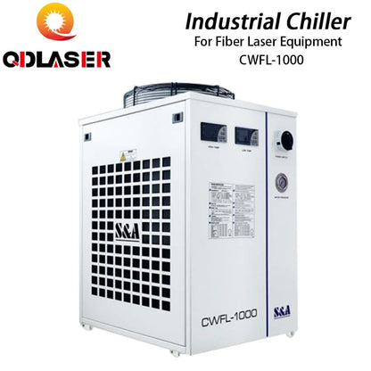 QDLASER Water Industrial Chiller CWFL-1000 For Fiber Laser Engraving and Cutting Machine
