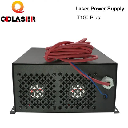 QDLASER 80W-100W CO2 Laser Power Supply Source  for CO2 Laser Engraving Cutting Machine HY-T100 T / W Plus Series Long Warranty