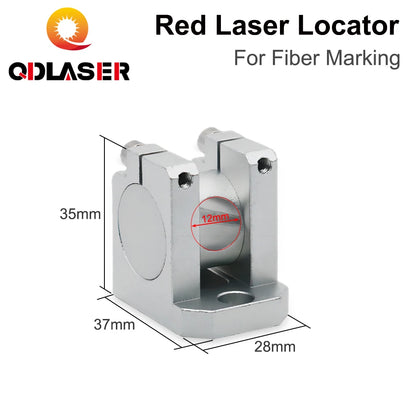 QDLASER CO2 laser Red Locator Diameter 12mm Optical Path Accessories Red Light locator for Fiber Metal Marking Machine