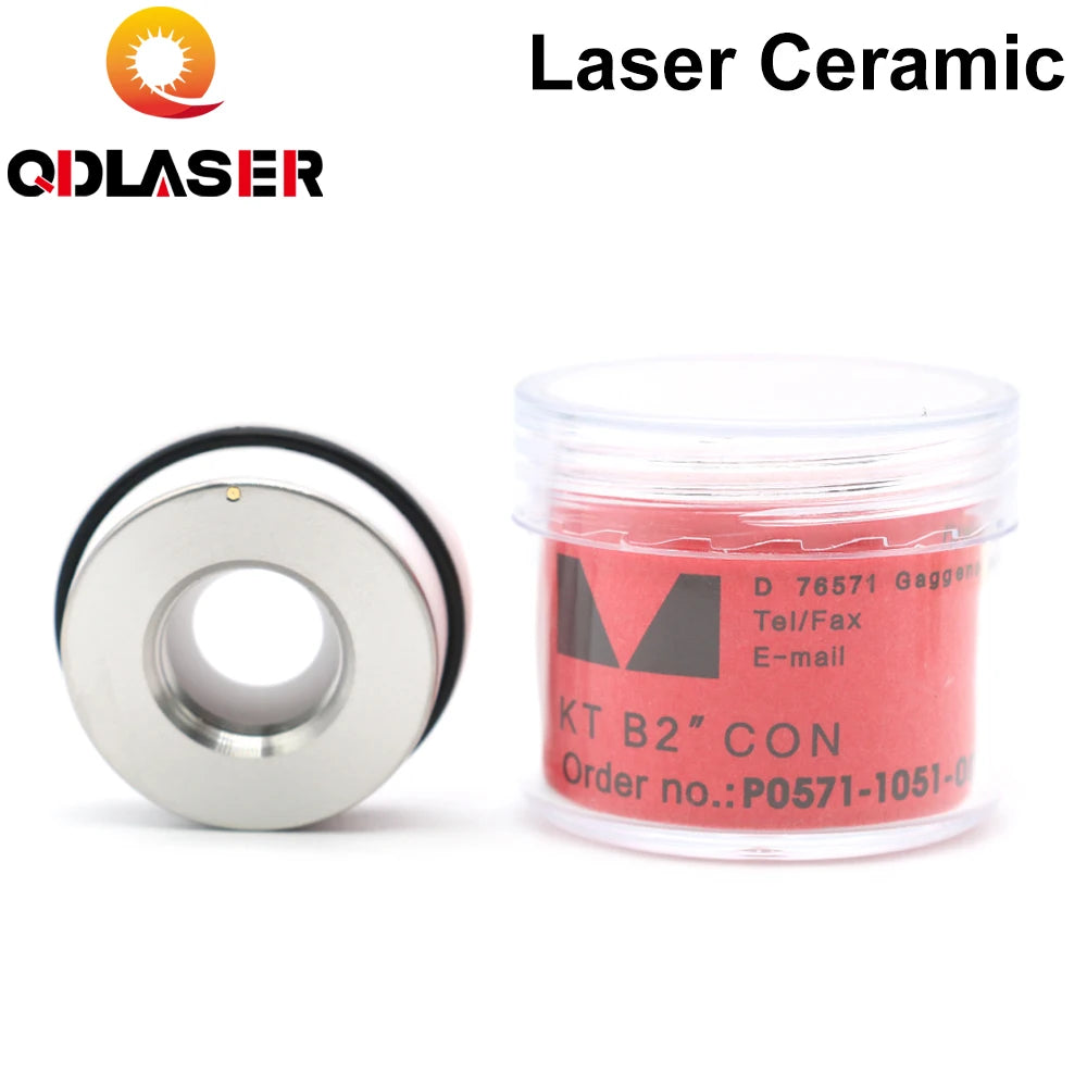 QDLASER Laser Fiber Ceramic D28/32 OEM Precitec KT B2 CON P0571-1051-00001 Nozzle Holder for Fiber Laser Head