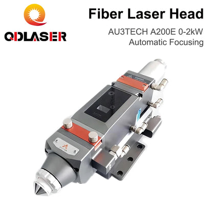 QDLASER Fiber Laser Head 0-2KW AU3TECH A200E Automatic Focusing D30 CL100 FL125 for Laser Cutting Machine