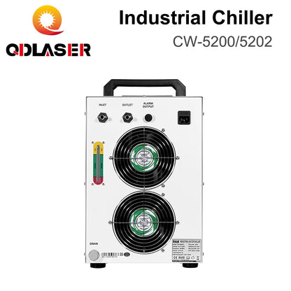 QDLASER CW5200 CW5202 S&A Water Chillers Industrial air Water Cooler for CO2 Laser Engraving Cutting Machine Cooling