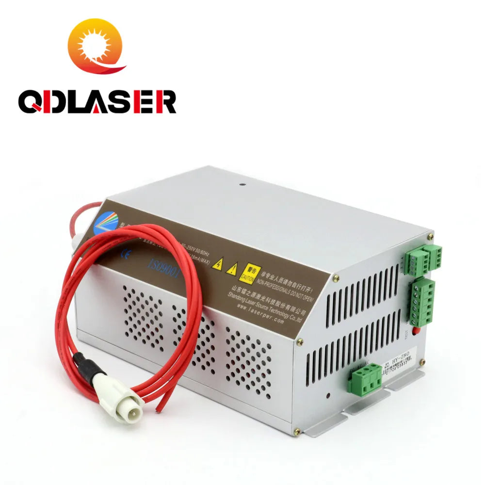 QDLASER 80-100W CO2 Laser Power Supply Monitor AC90-250V  EFR Tube for CO2 Laser Engraving Cutting Machine HY-Z80 Z Series