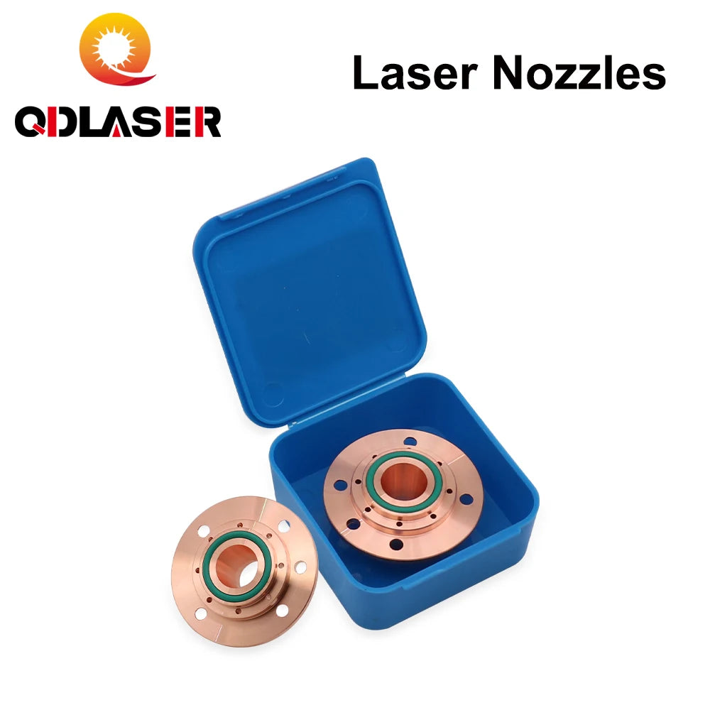 QDLASER G-type DN-2 Laser Nozzle Connector Q90 Height 12.3mm / 17.6mm Thread M14 for Fiber Laser Cutting Machine the Nozzle