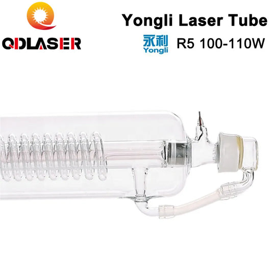 Yongli R5 100w Co2 Laser Tube 100W Rated Power 120W Max Power 1450mm Length 80mm Diameter for Co2 Laser Machine