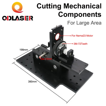 QDLASER Cutting Mechanical Components for DIY Large Format CO2 Cutting Engraving Machine 1318 1325 1518 1525 1820 1825 2030