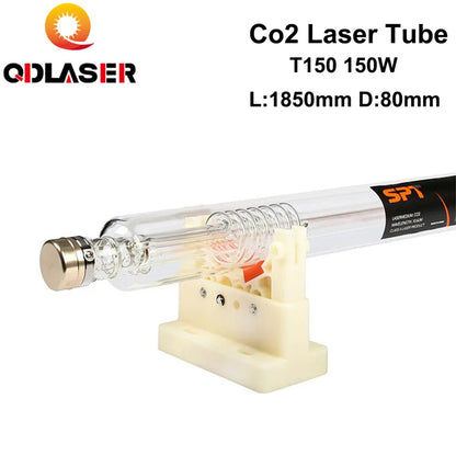 SPT T150 Co2 Laser Tube 150w 150-180W Length 1850mm Dia.80mm for Co2 Laser Engraving and Cutting Machine