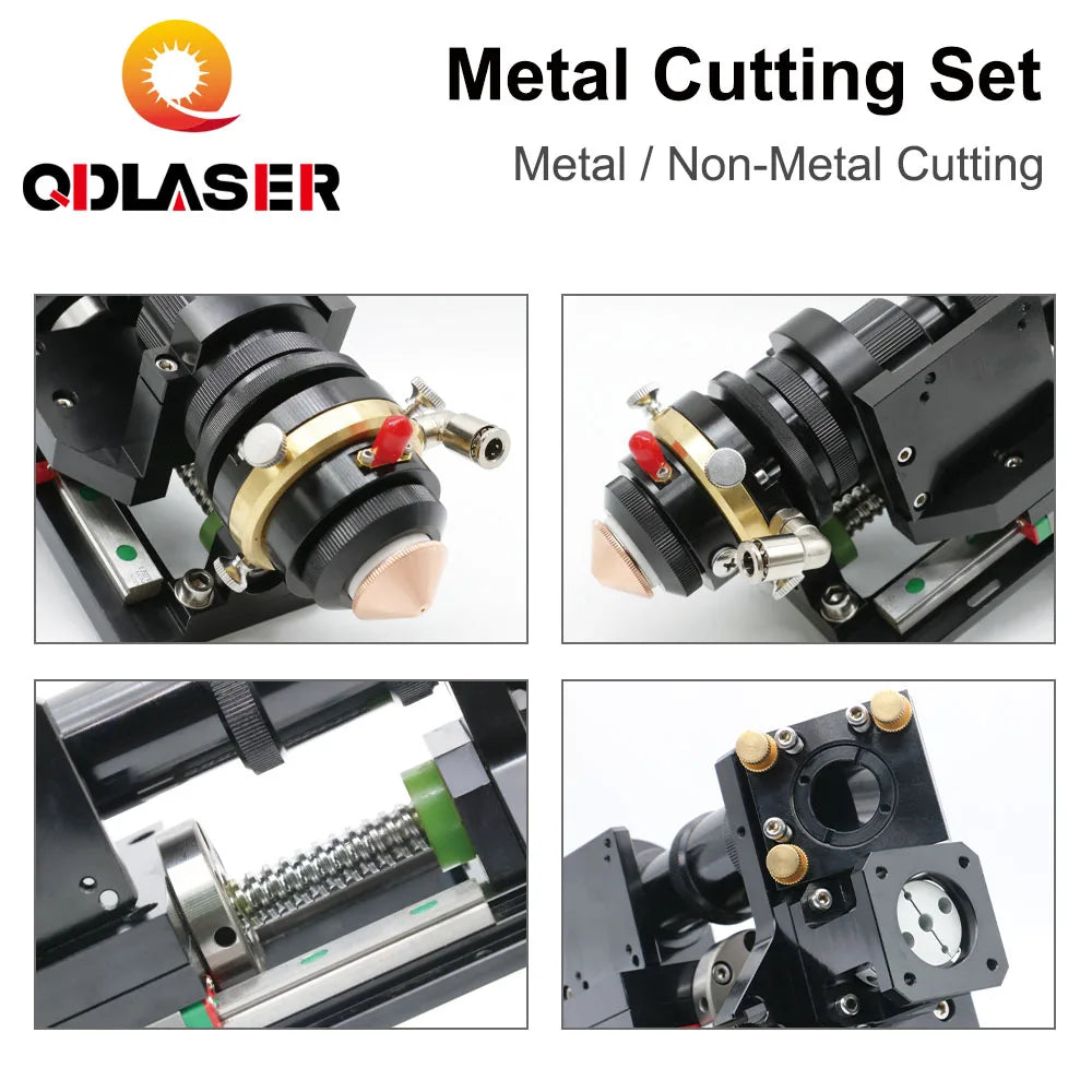 QDLASER Rada Controller + Black Metal Cutting Set CO2 Laser 150-500W Metal Non-Metal Hybrid Auto Focus for Laser Cutting Machine