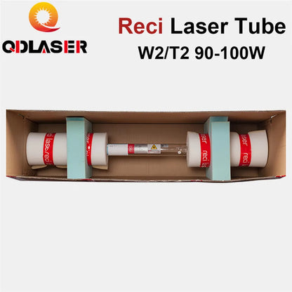 Reci Laser Tube 100w W2 90W-100W Length 1050mm Dia. 80mm for CO2 Laser Engraving and Cutting Machine