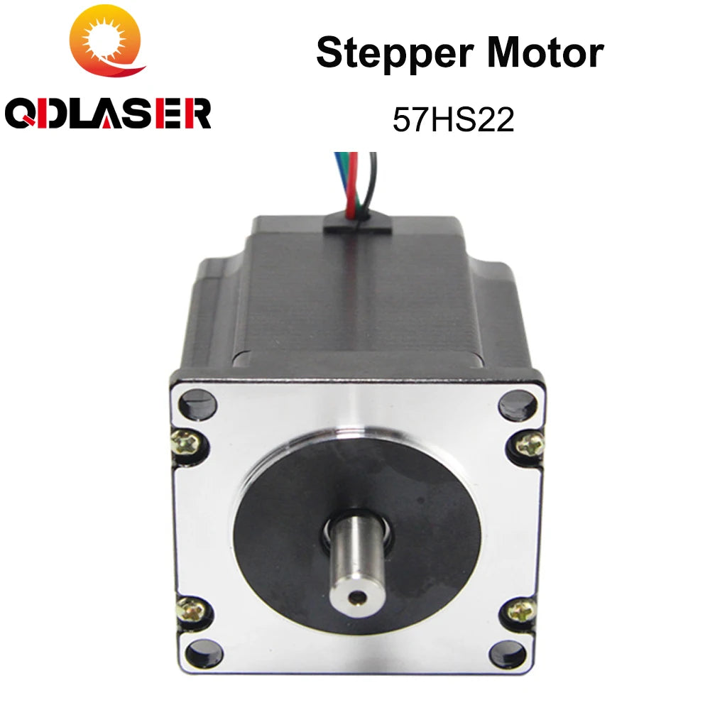 QDLASER Laser Spare Parts Nema 23 220V Leadshine 2-Phase Stepper Motor 57HS22
