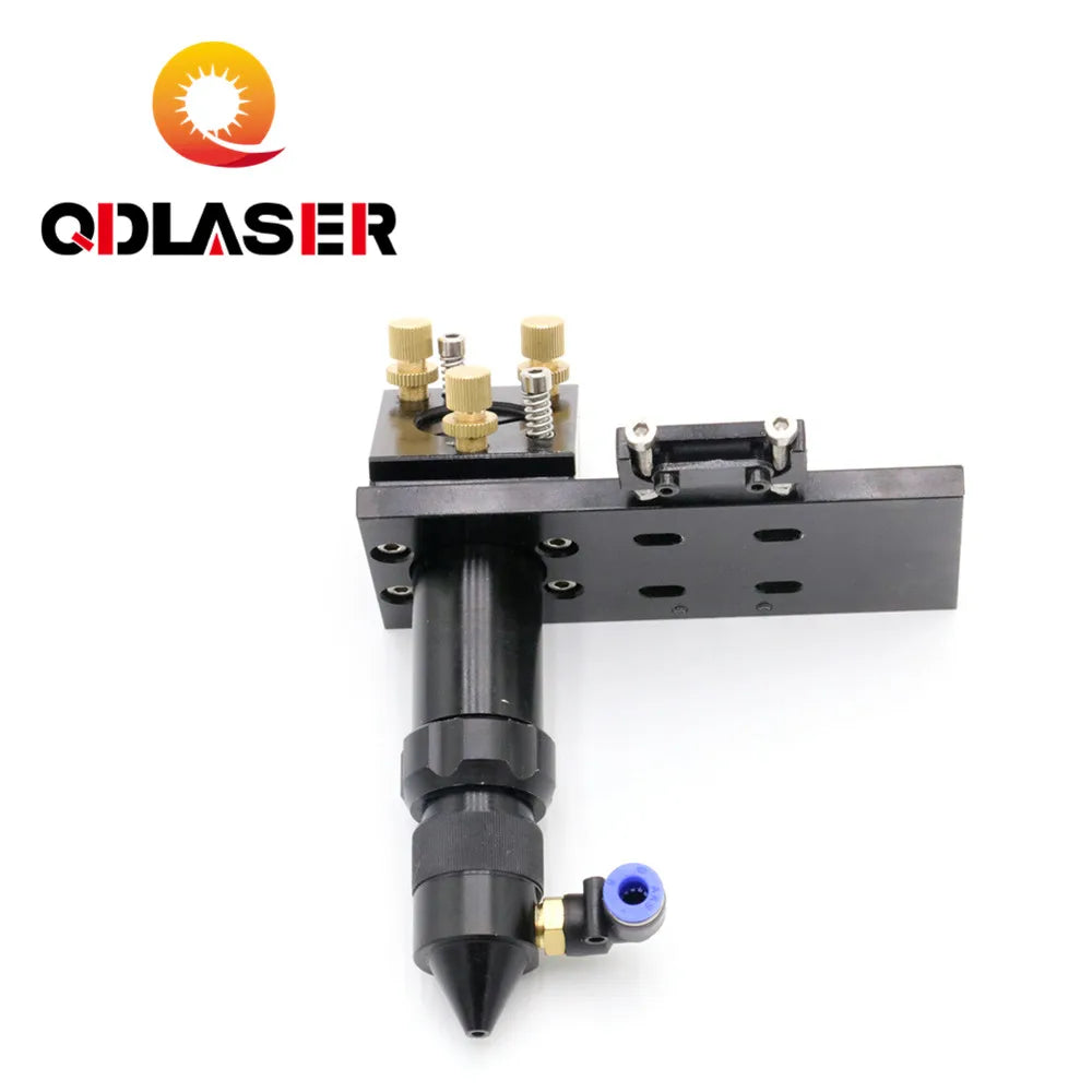 QDLASER CO2 Laser Head for Focus Lens Dia.18 19 20 FL. 38.1 50.8 63.5 75 101.6 127mm & Mirror 25mm Mount for Laser Machine