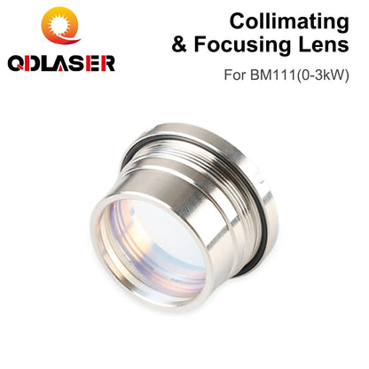 QDLASER BM111 0-3KW Collimating &amp; Focusing Lens D30 F100 F125mm with Lens Holder for Raytools Laser Cutting Head BM111