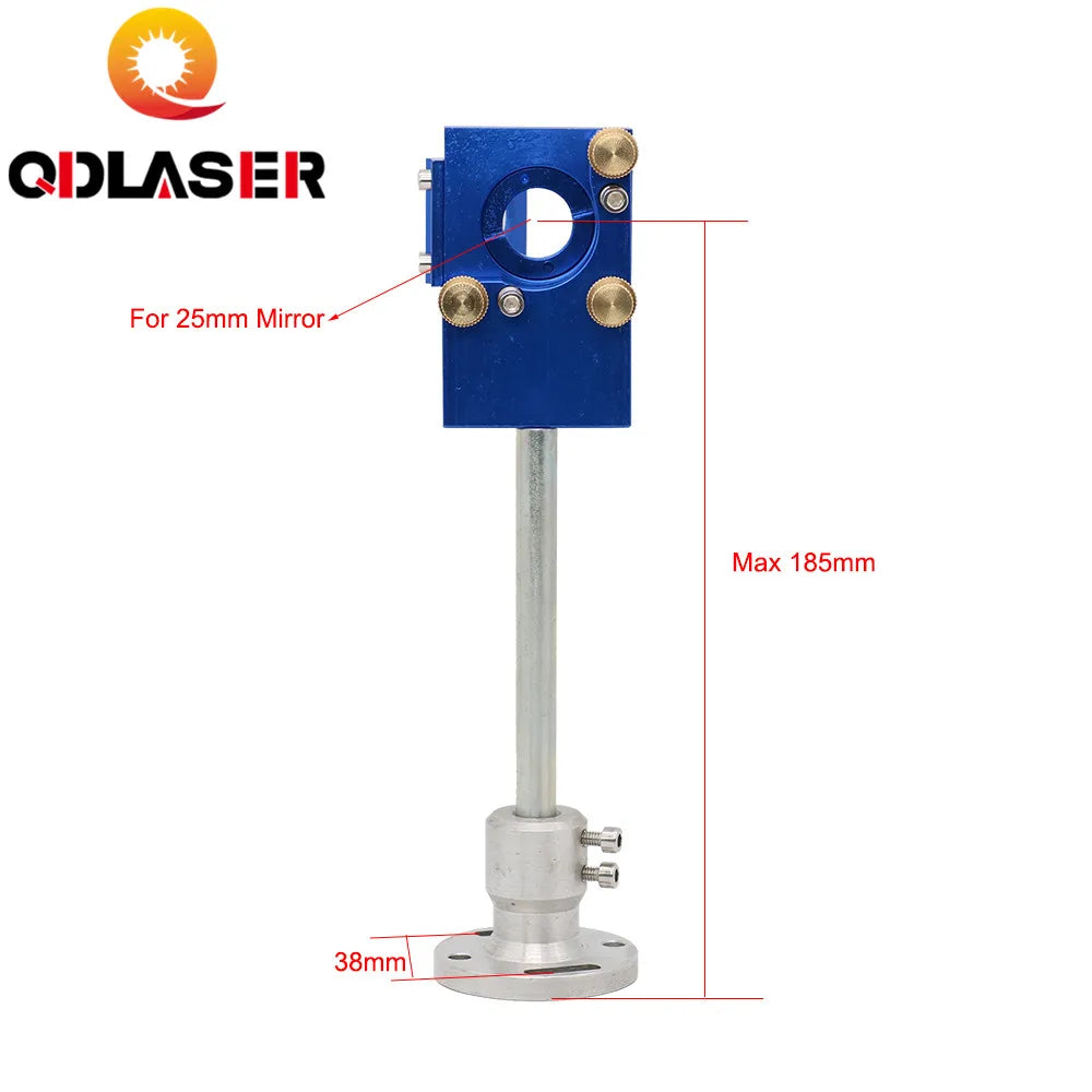 QDLASER  E Series Blue Co2 Laser Head Set 20mm Reflect Mount with USA Focus Len Silicon Laser Mirrors