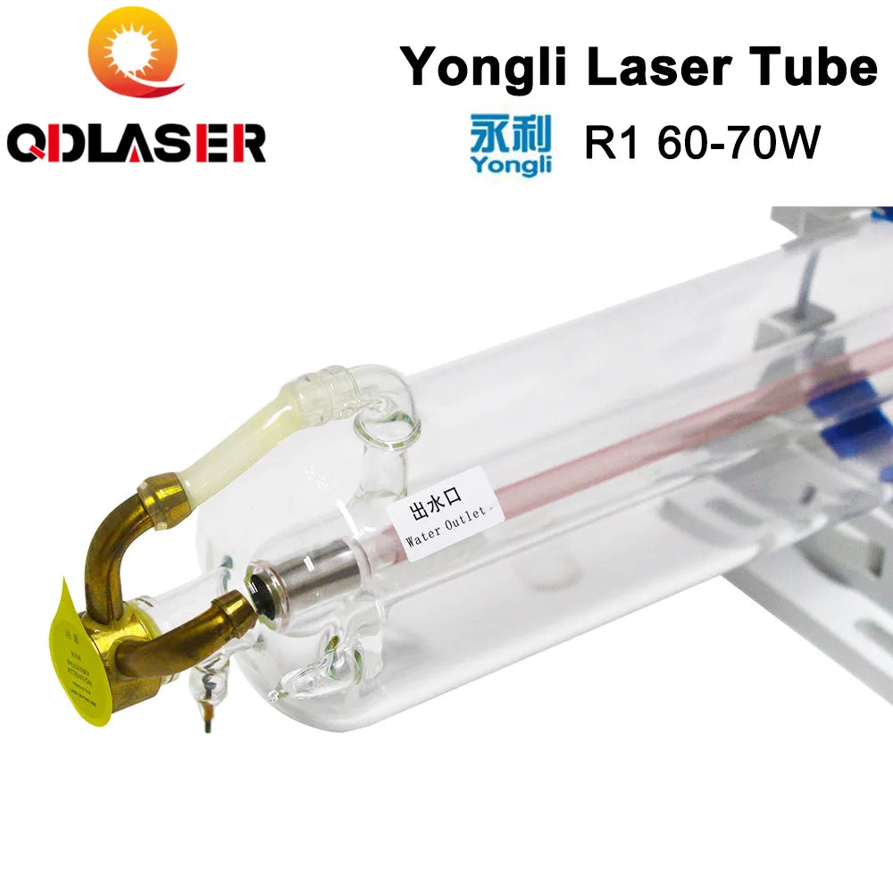 High Quality Yongli R1 60W Co2 Laser Tube for Co2 Laser Engraving and Cutting Machine