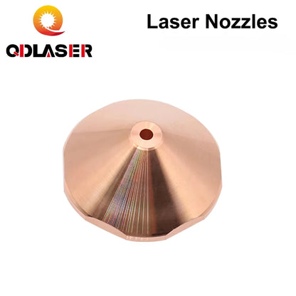 QDLASER Laser Fiber Optic Cutting Nozzle Caliber 0.8mm-1.7mm Single Layer Dia.24 for Fiber Laser Cutting Head