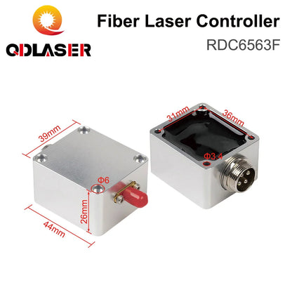 QDLASER Ruida RDC6563FG Auto-calibration 3-axis Control System 1064nm Fiber Optic Cutting Machine for Fiber Marking Machine