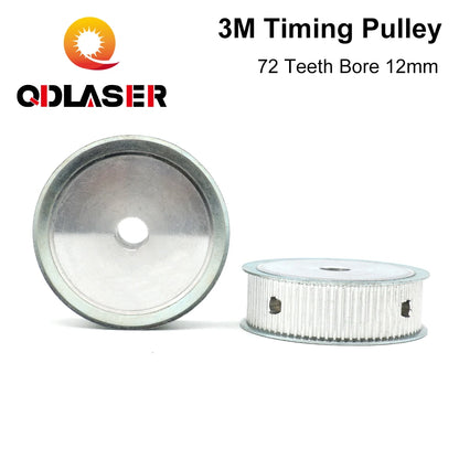 QDLASER 72T HTD-3M Timer pulleys for Co2 Laser Spare Parts