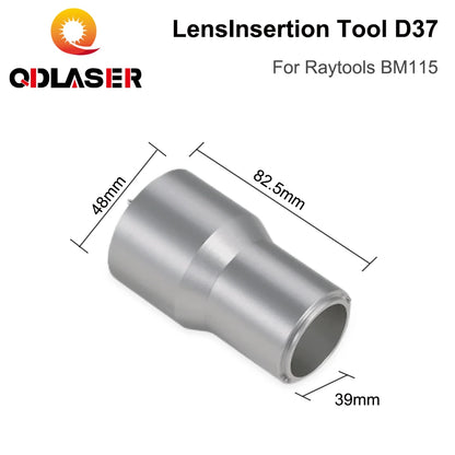 QDLASER BM115 Lens Insertion Tool Focus Lens D37 Insertion Tool for Raytools BM115 Optical Focus Lens