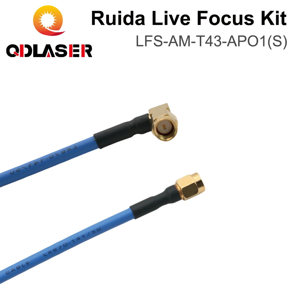 QDLASER Ruida LFS-AM-T43-AP01(S) Metal Cutting Real-time Focus System Amplifier and Amplifier Connection Cable for Laser Machine