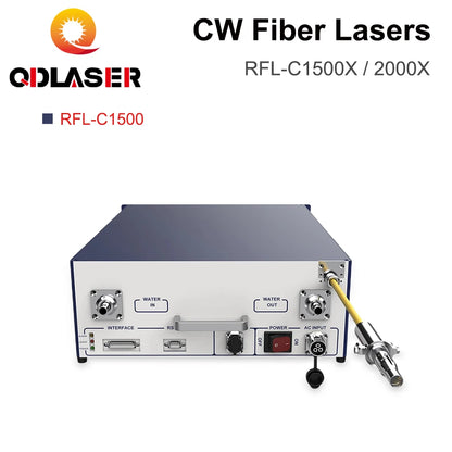 QDLASER Original Raycus Fiber Laser Single Module CW Fiber Lasers RFL-C1500X/2000X 1500W 2000W 1064nm for Fiber Cutting Machine