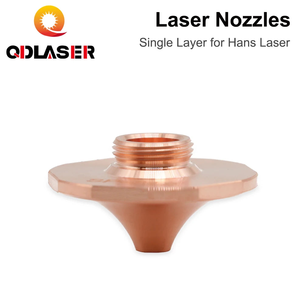 QDLASER DaZu SP Laser Nozzles a Type Plum Blossom Edge Single Layer Dia.28mm H15 Caliber 1.6mm&1.8mm for Hans Laser