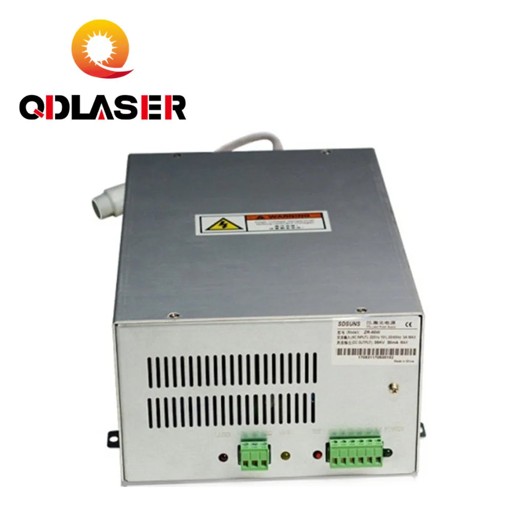 QDLASER Good Price ZR-80W CO2 Laser Power Supply for Laser Cutting Machine