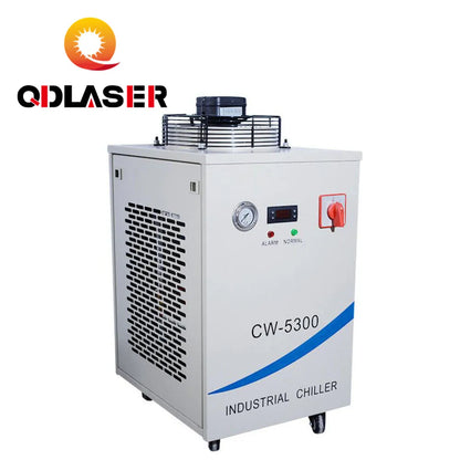 QDLASER Water-cooled Industrial Chiller CW5300 For CO2 Laser Cutter
