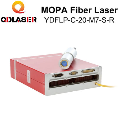 QDLASER 20W MOPA Fiber Laser Marking Machine Parts Fiber Laser Source