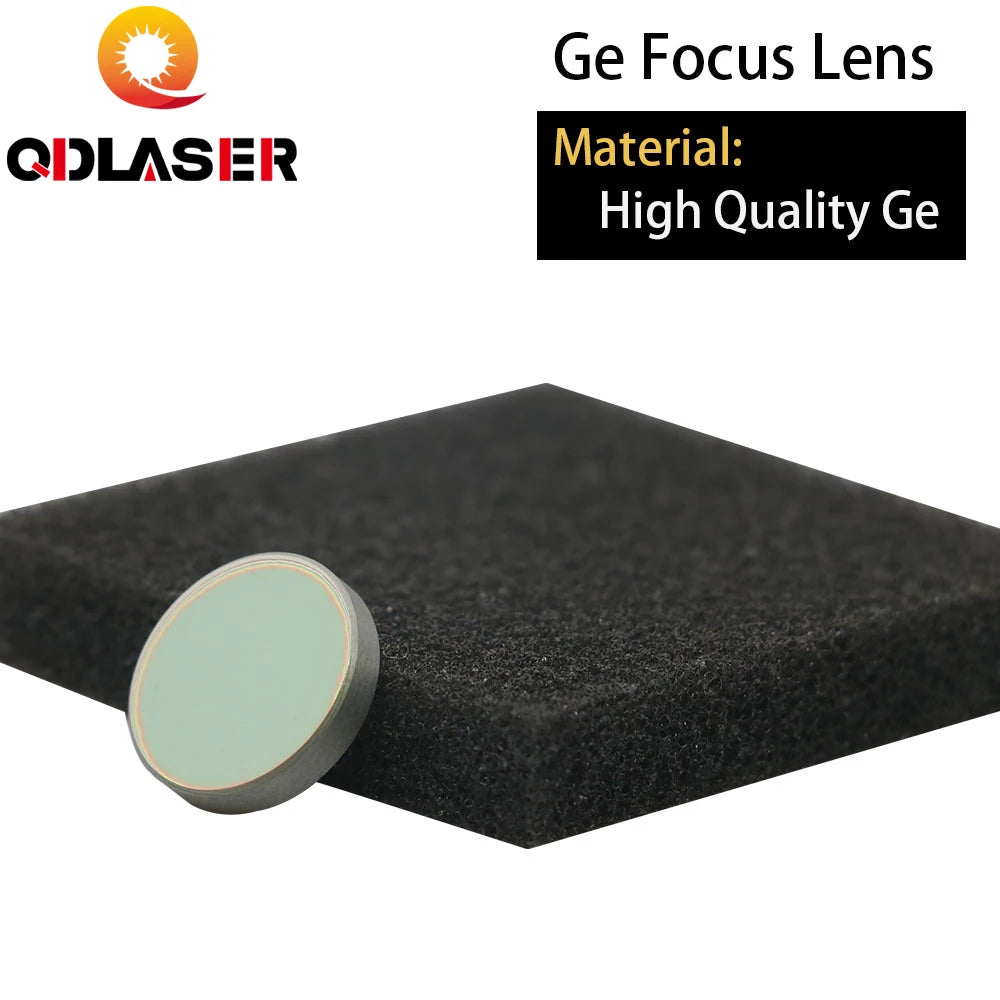 Co2 Laser Focusing Lens Ge Laser Lens 40W 50W  Dia12mm FL50.8mm/2"  Lens For Laser Marking Machine