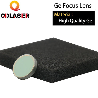 Co2 Laser Focusing Lens Ge Laser Lens 40W 50W  Dia12mm FL50.8mm/2"  Lens For Laser Marking Machine