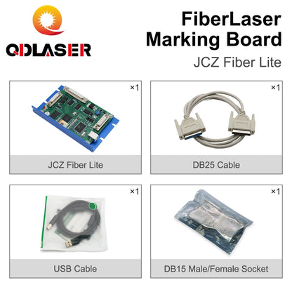 QDLASER BJJCZ Laser Marking Machine Controller JCZ-LMCV4 Ezcad Original Card for Fiber Optic Marking Machine IPG Raycus MAX