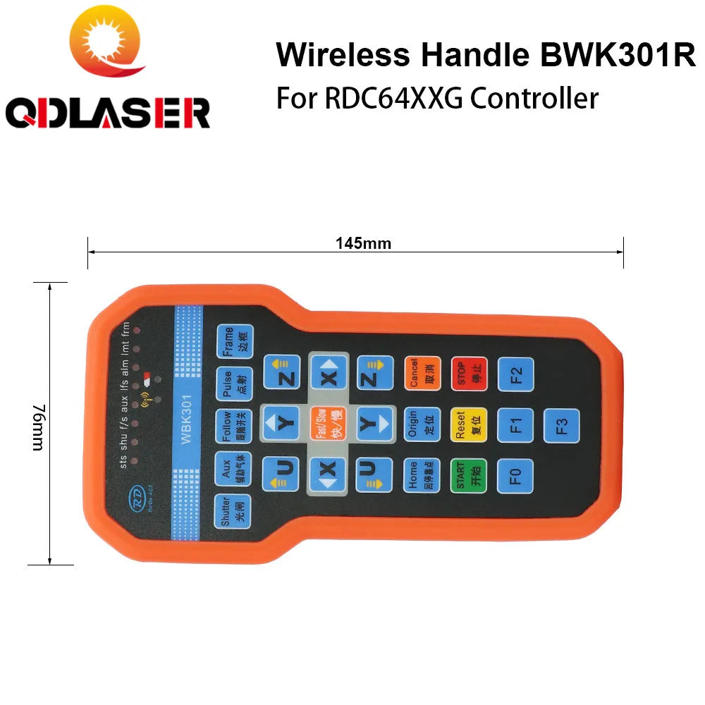 QDLASER Ruida BEK301R Wireless Handle for RDC6442G RDC6445G Laser Controller Parts