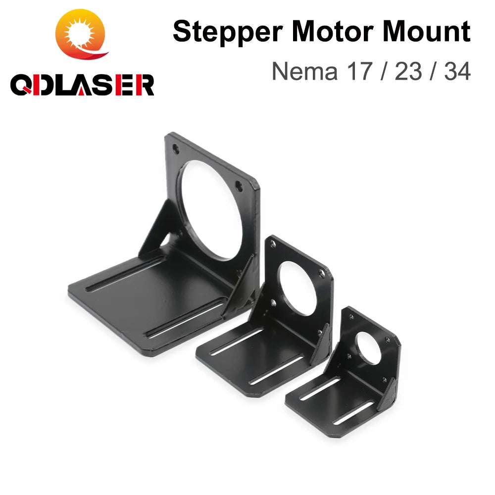 QDLASER Motor Base Aluminium Mounts for NEMA17 NEMA23 NEMA34 Stepper Fastener Mounting Bracket Support Bracket
