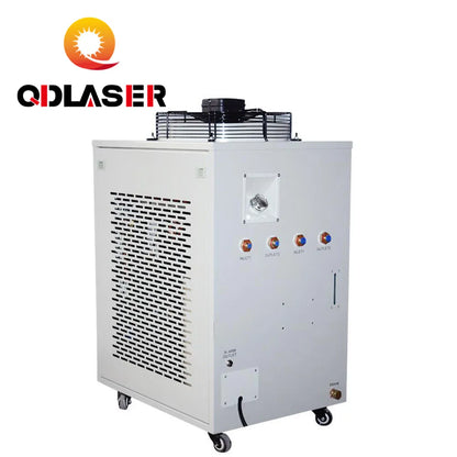 QDLASER 220V CW-6100AH CNC Spindle Water Chiller for Cooling Dual 200W or Single 400w CO2 Laser Tubes