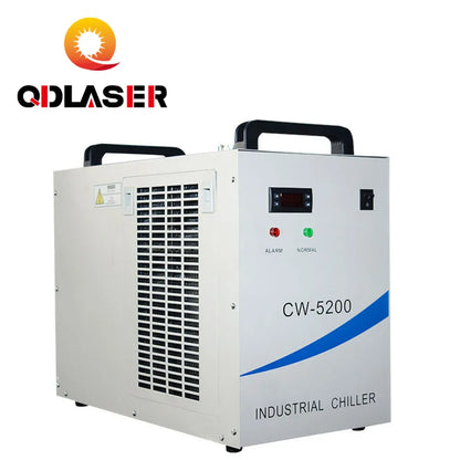 QDLASER 220V CW-5200AG Laser Water Chiller for Cooling a Single 150W or Dual 100W CO2 Laser Tubes