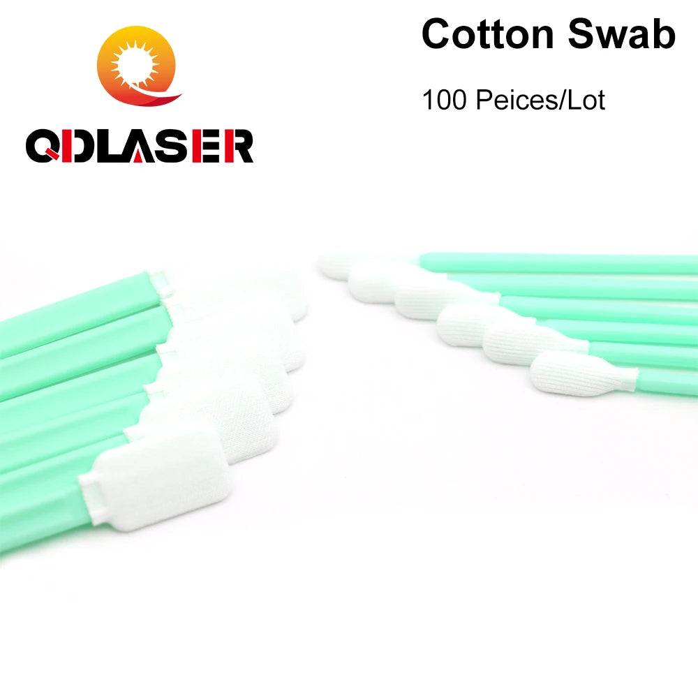 QDLASER  Cotton Swab For Fiber Laser Cutting Head Parts Laser Lens