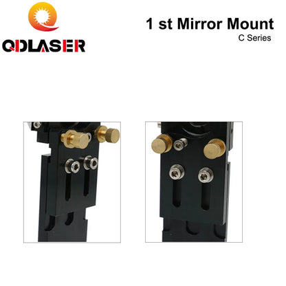 QDLASER Co2 Laser Parts E  Series Laser Head 1st Mirror Mount For Laser Engraving and Cutting Machine