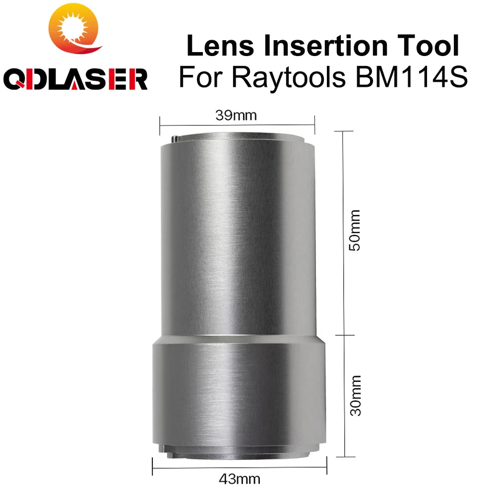 QDLASER Fiber Laser Focus Lens Insertion Tool D37 for Raytools Laser Head BM114S