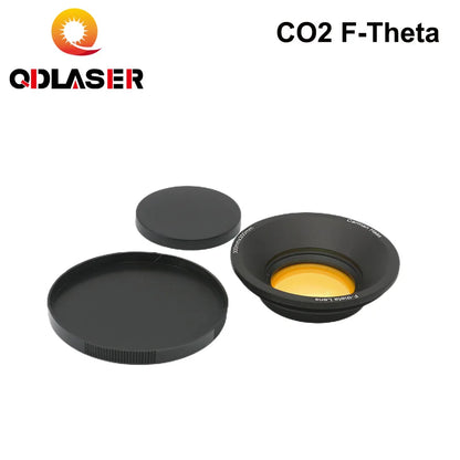 QDLASER CO2 F-theta Scan Lens Field Lens 10.6um 10600nm 50x50-600x600 Thread M85 for YAG Optical CO2 Laser Marking Machine Parts