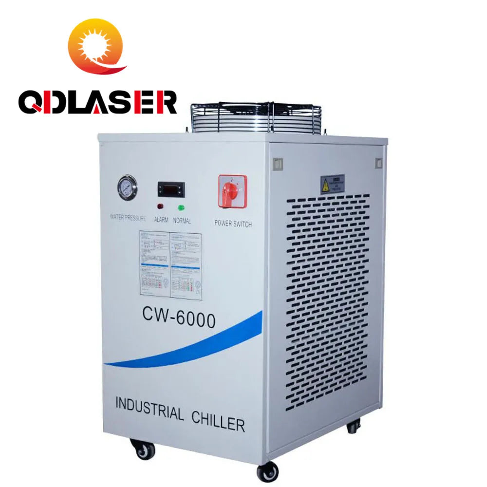 QDLASER Industrial Water Chiller CW6000 For CO2 Laser Tubes Cooling