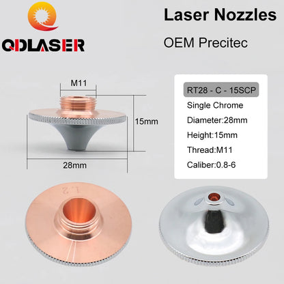 QDLASER OEM Precitec Laser Cutting Nozzle