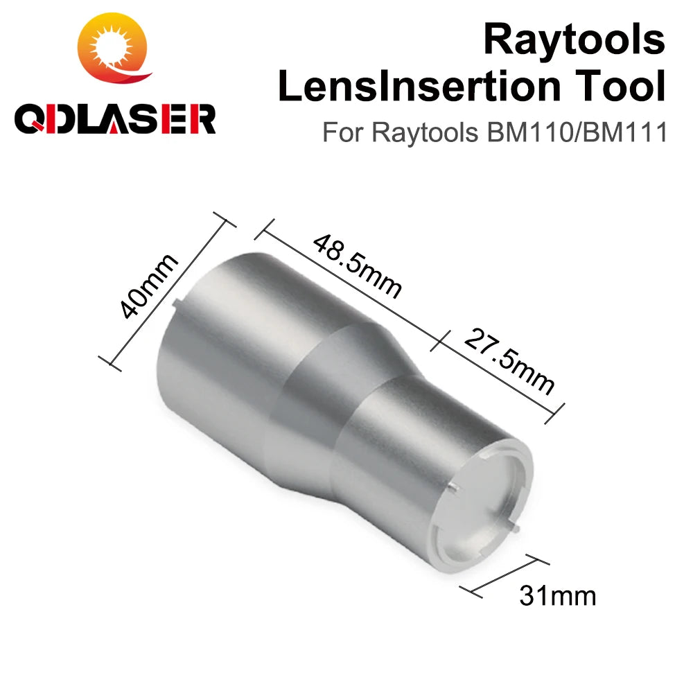 QDLASER BM110/BM111 Lens Insertion Tool D30 Insertion Tool for Raytools BM111/BM110 Optical Focus Lens the Disassembly