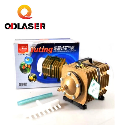 QDLASER Electrical Magnetic Air Compressor 220V 70L/Min ACO-005 SUNSUN Air Pump 80W for Laser Machine Home Aquarium Aerator Fish