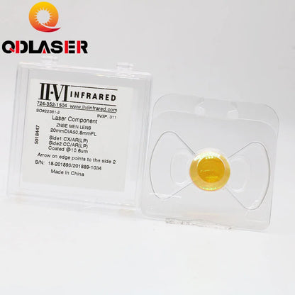 II-VI ZnSe D38.1mm 50.8mm CO2 Laser High Power Focus Lens for CO2 Laser Engraving and Cutting Machine