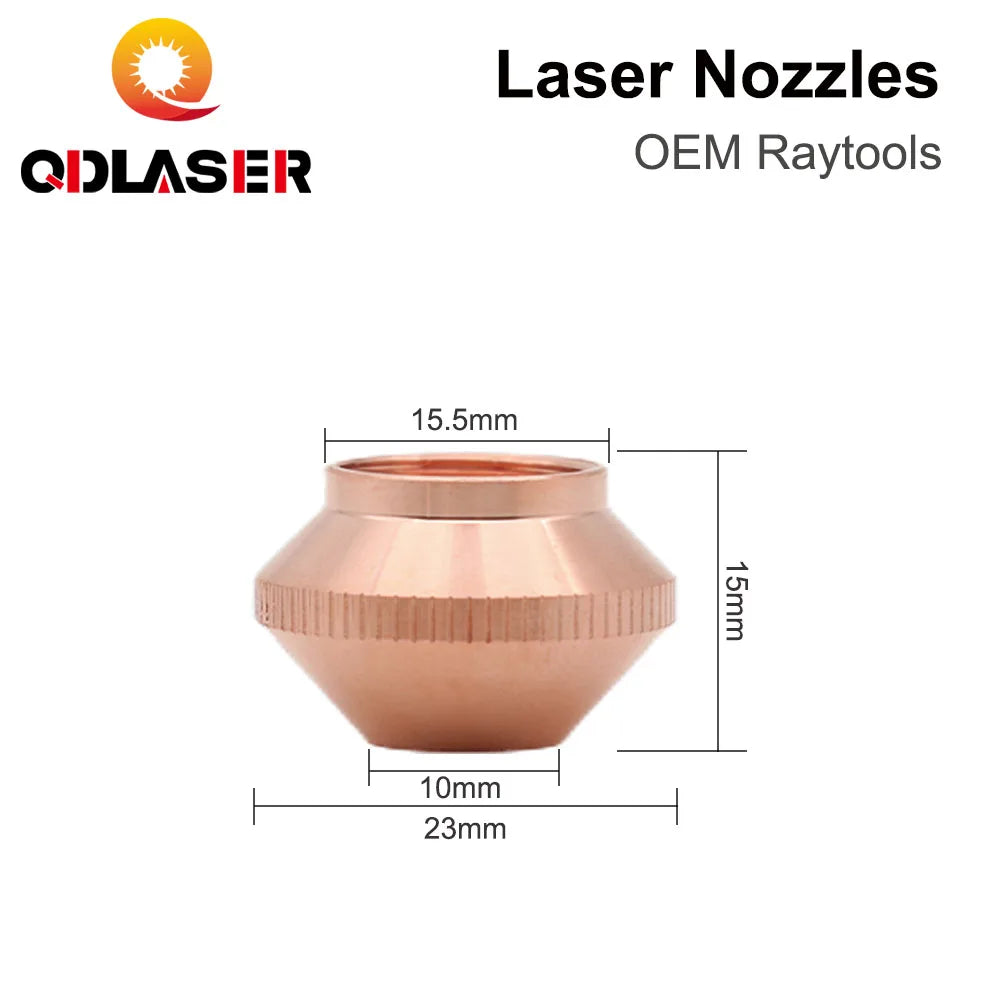 QDLASER  Laser Nozzle Single/Double Layer Caliber 0.8 - 4.0 for CINCINNATI Lasermech Fiber Laser Cutting Machine 1064nm