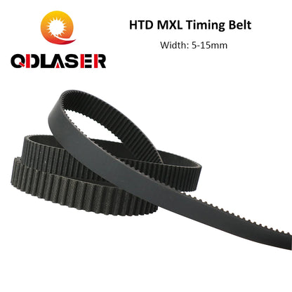 CO2 Laser Machine Gennral Parts Rubber MXL Timing Belt 5/10/15 mm