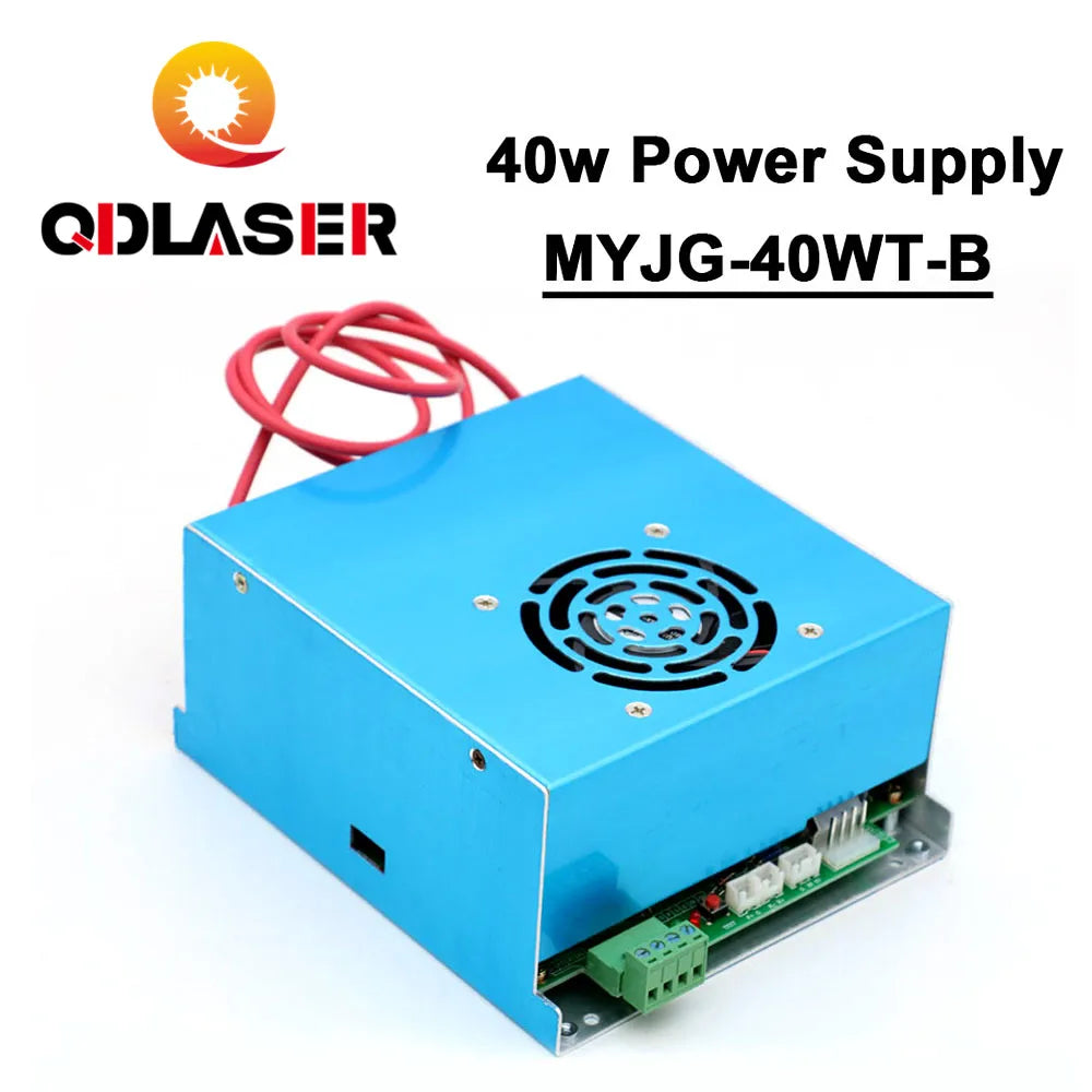 QDLASER MYJG 40WT-B CO2 Laser Power Supply 40W for Co2 Laser Engraving and Cutting Machine